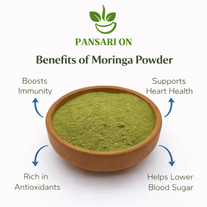 moringa powder, pansari on 1
