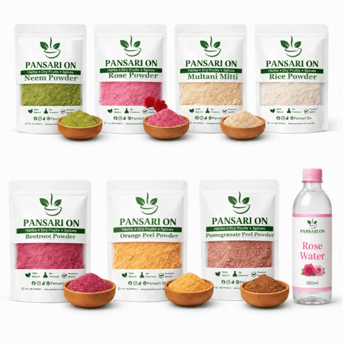 Ubtan with rose water , pansari on