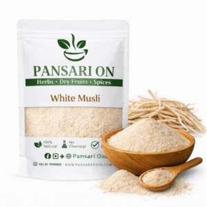 white musli powder , pansari on